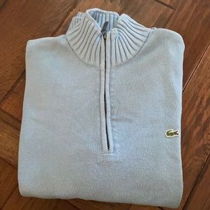 Like New Lacoste 1/4 Zip Sweater, Size L (6)